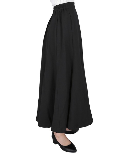 coca(coca)(コカ)の「セミフレア切り替えたっぷりスカート(スカート・レディース・ブラウン/ブラック・M/L)」の16枚目の写真