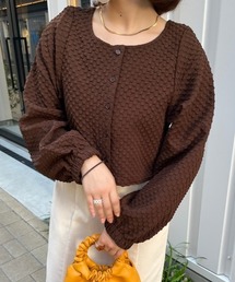 nemne store | ぽこぽこカーディガン(カーディガン/ボレロ)