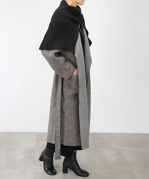 ＡＮＤＪ（アンドジェイ）の「【2022/AW】【ANDJMADE】3WAYロングジップニットベスト（ベスト・レディース・ブラック/ブラウン系その他/モカ・M）」の17枚目の写真