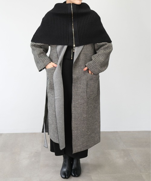 ＡＮＤＪ（アンドジェイ）の「【2022/AW】【ANDJMADE】3WAYロングジップニットベスト（ベスト・レディース・ブラック/ブラウン系その他/モカ・M）」の20枚目の写真