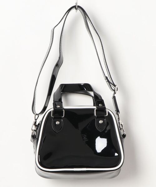 ZIDDY（ジディ）の「ZIDDY/【ニコ☆プチ掲載】肩紐付2WAYショルダーパイピングバッグ（ショルダーバッグ・キッズ・ブラック/パープル・ONESIZE）」の18枚目の写真