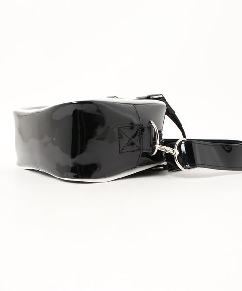 ZIDDY（ジディ）の「ZIDDY/【ニコ☆プチ掲載】肩紐付2WAYショルダーパイピングバッグ（ショルダーバッグ・キッズ・ブラック/パープル・ONESIZE）」の10枚目の写真