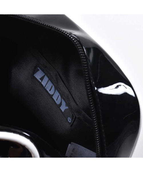 ZIDDY（ジディ）の「ZIDDY/【ニコ☆プチ掲載】肩紐付2WAYショルダーパイピングバッグ（ショルダーバッグ・キッズ・ブラック/パープル・ONESIZE）」の14枚目の写真