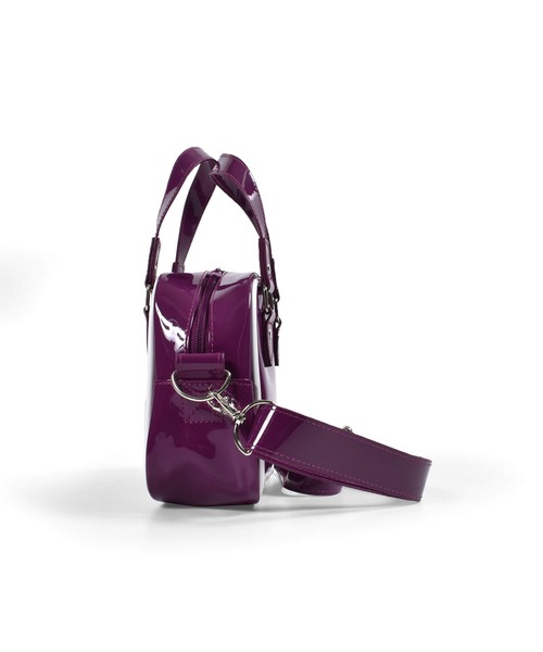 ZIDDY（ジディ）の「ZIDDY/【ニコ☆プチ掲載】肩紐付2WAYショルダーパイピングバッグ（ショルダーバッグ・キッズ・ブラック/パープル・ONESIZE）」の20枚目の写真