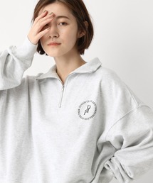 A part by | ウラケハーフジッププルオーバー(スウェット)