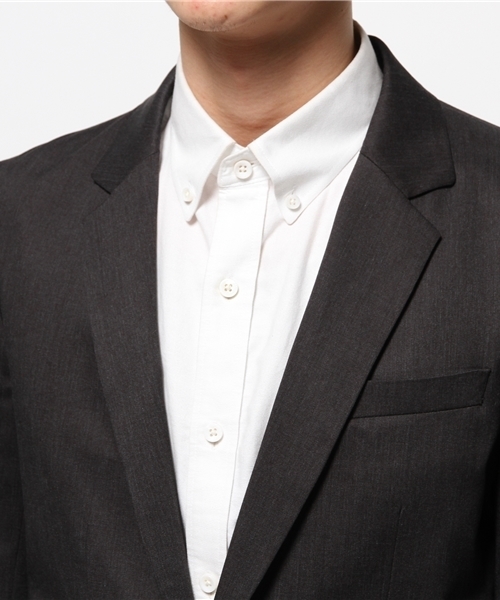 SHIPS JET BLUE（シップスジェットブルー）の「SHIPS JET BLUE(シップス ジェットブルー): T/R ジャケット15SS（テーラードジャケット・メンズ・ダークグレー/ブラック/ネイビー・SMALL/LARGE/MEDIUM）」の9枚目の写真