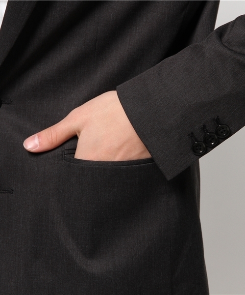 SHIPS JET BLUE（シップスジェットブルー）の「SHIPS JET BLUE(シップス ジェットブルー): T/R ジャケット15SS（テーラードジャケット・メンズ・ダークグレー/ブラック/ネイビー・SMALL/LARGE/MEDIUM）」の12枚目の写真