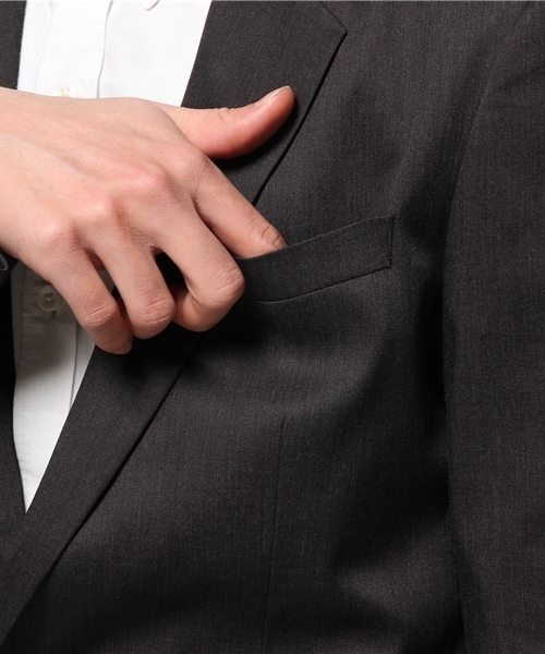 SHIPS JET BLUE（シップスジェットブルー）の「SHIPS JET BLUE(シップス ジェットブルー): T/R ジャケット15SS（テーラードジャケット・メンズ・ダークグレー/ブラック/ネイビー・SMALL/LARGE/MEDIUM）」の13枚目の写真