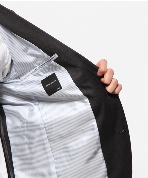 SHIPS JET BLUE（シップスジェットブルー）の「SHIPS JET BLUE(シップス ジェットブルー): T/R ジャケット15SS（テーラードジャケット・メンズ・ダークグレー/ブラック/ネイビー・SMALL/LARGE/MEDIUM）」の15枚目の写真