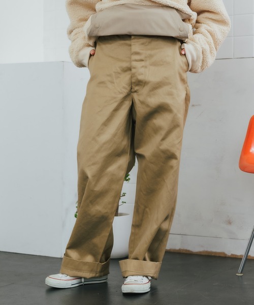 オアスロウ チノ パンツ サイズ2 ベージュ コットン100% 日本製 オアスロウ チノ パンツ サイズ2 ベージュ コットン100% 日本製