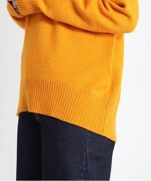 cepo（セポ）の「バックリンキング ハイネックニット（ニット/セーター・レディース・オフホワイト/オレンジ/パープル/ライム/ブラウン・M）」の17枚目の写真