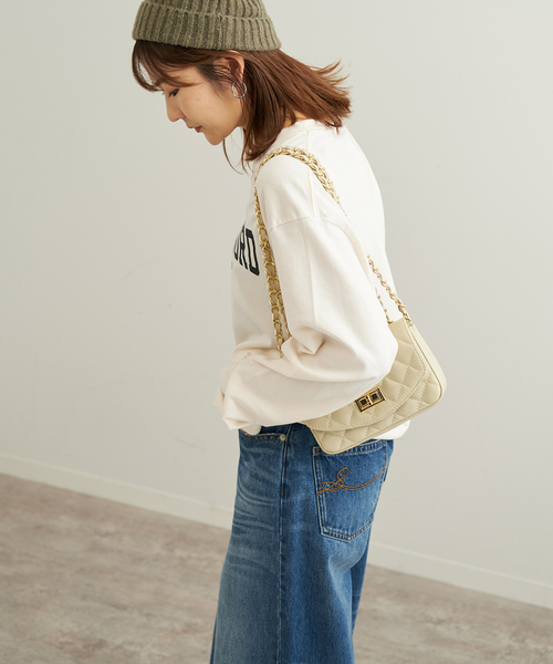 SLOBE IENA（スローブイエナ）の「GARE DU NORDロンTEE（Tシャツ/カットソー・レディース・ベージュ/アイボリー/ネイビー・FREE）」の10枚目の写真