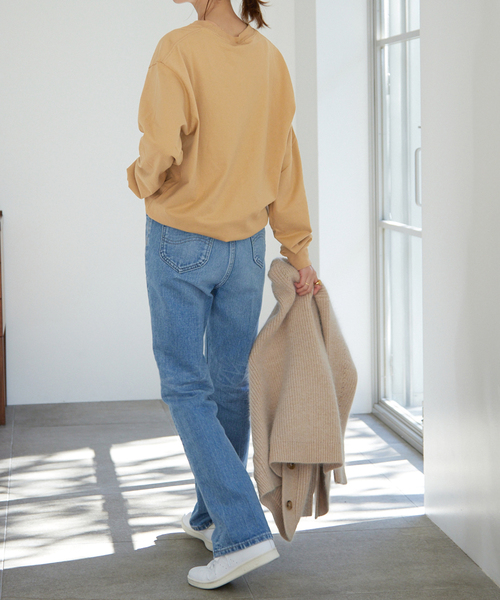 SLOBE IENA（スローブイエナ）の「GARE DU NORDロンTEE（Tシャツ/カットソー・レディース・ベージュ/アイボリー/ネイビー・FREE）」の16枚目の写真