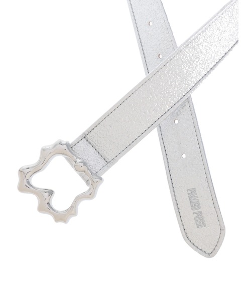 PAMEO POSE（パメオポーズ）の「Melted Metal Belt（ベルト・レディース・ブラック/シルバー・FREE）」の9枚目の写真