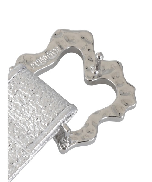 PAMEO POSE（パメオポーズ）の「Melted Metal Belt（ベルト・レディース・ブラック/シルバー・FREE）」の10枚目の写真