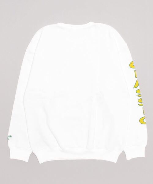 Reebok(リーボック)の「グラフィック クルーネック スウェットシャツ / CL 90s CREW (white)(スウェット・メンズ・ホワイト/ブラック・J/L/J/M/J/XO/J/O/XXX-LARGE/X-LARGE/SMALL/MEDIUM/XX-LARGE/LARGE/X-SMALL)」の3枚目の写真