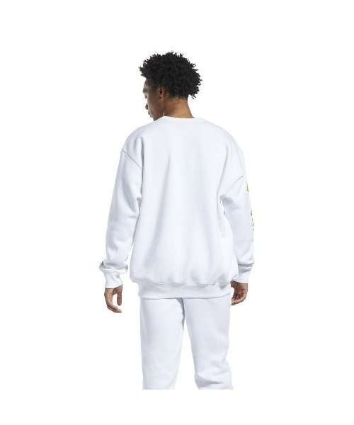 Reebok(リーボック)の「グラフィック クルーネック スウェットシャツ / CL 90s CREW (white)(スウェット・メンズ・ホワイト/ブラック・J/L/J/M/J/XO/J/O/XXX-LARGE/X-LARGE/SMALL/MEDIUM/XX-LARGE/LARGE/X-SMALL)」の12枚目の写真