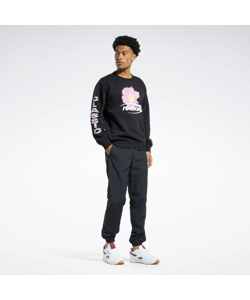 Reebok(リーボック)の「グラフィック クルーネック スウェットシャツ / CL 90s CREW (white)(スウェット・メンズ・ホワイト/ブラック・J/L/J/M/J/XO/J/O/XXX-LARGE/X-LARGE/SMALL/MEDIUM/XX-LARGE/LARGE/X-SMALL)」の6枚目の写真