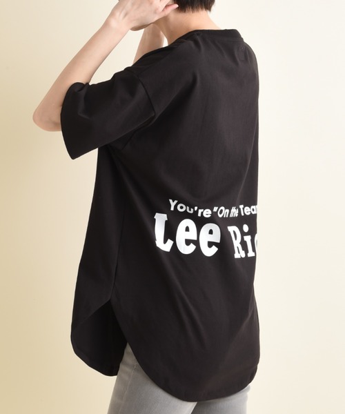 Lee(リー)の「【LEE】ROUNDHEM H/S TEE(Tシャツ/カットソー・レディース・ブラック/ホワイト・FREE)」の7枚目の写真