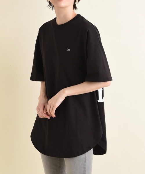 Lee(リー)の「【LEE】ROUNDHEM H/S TEE(Tシャツ/カットソー・レディース・ブラック/ホワイト・FREE)」の8枚目の写真