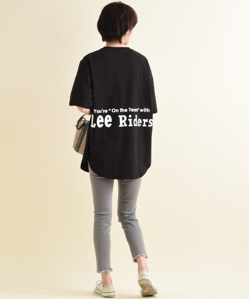Lee(リー)の「【LEE】ROUNDHEM H/S TEE(Tシャツ/カットソー・レディース・ブラック/ホワイト・FREE)」の13枚目の写真