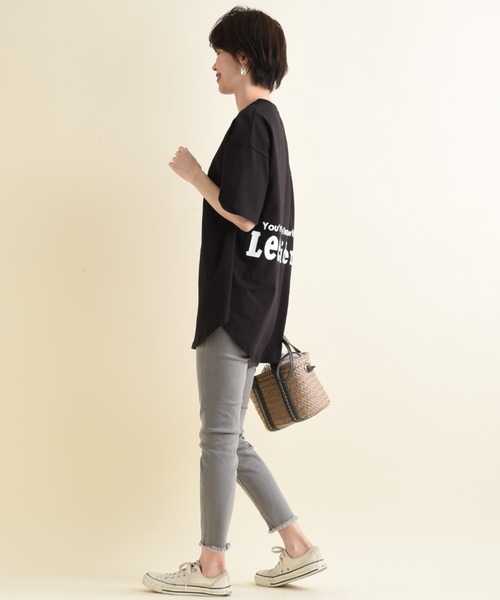 Lee(リー)の「【LEE】ROUNDHEM H/S TEE(Tシャツ/カットソー・レディース・ブラック/ホワイト・FREE)」の14枚目の写真