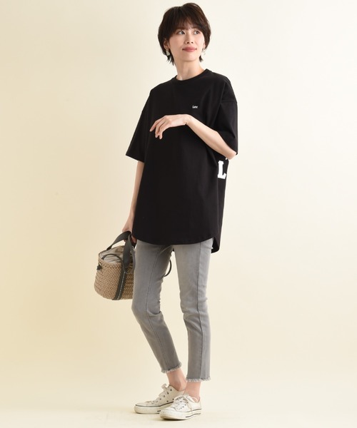 Lee(リー)の「【LEE】ROUNDHEM H/S TEE(Tシャツ/カットソー・レディース・ブラック/ホワイト・FREE)」の15枚目の写真