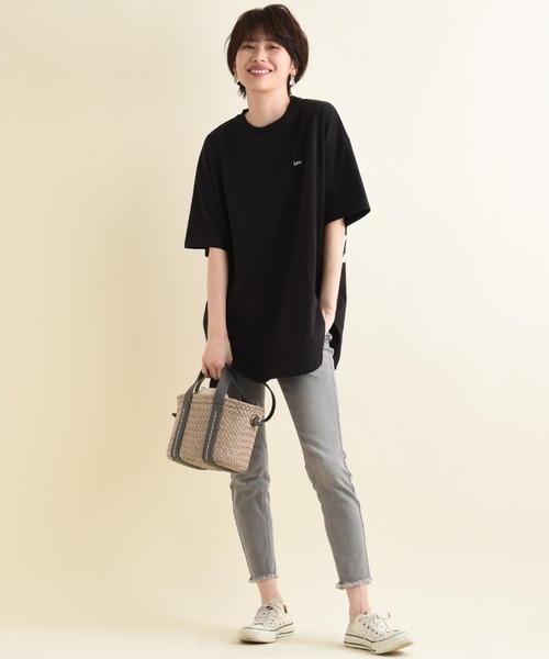 Lee(リー)の「【LEE】ROUNDHEM H/S TEE(Tシャツ/カットソー・レディース・ブラック/ホワイト・FREE)」の16枚目の写真