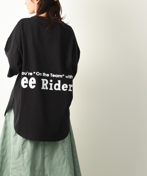 Lee(リー)の「【LEE】ROUNDHEM H/S TEE(Tシャツ/カットソー・レディース・ブラック/ホワイト・FREE)」の18枚目の写真