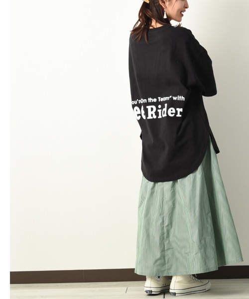 Lee(リー)の「【LEE】ROUNDHEM H/S TEE(Tシャツ/カットソー・レディース・ブラック/ホワイト・FREE)」の22枚目の写真