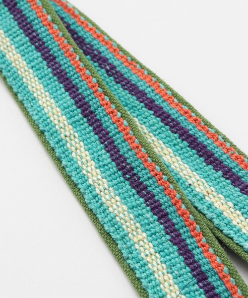 チャイハネ（チャイハネ）の「【チャイハネ】ネパール手織りコットンベルト（ベルト・レディース・ホワイト/パープル/ホワイト×ブルー/イエロー系その他/レッド系その他/ブルー/ブルー系その他/グリーン/レッド/ダークブルー/グリーン系その他・FREE）」の16枚目の写真