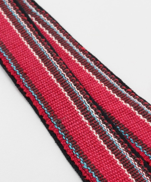 チャイハネ（チャイハネ）の「【チャイハネ】ネパール手織りコットンベルト（ベルト・レディース・ホワイト/パープル/ホワイト×ブルー/イエロー系その他/レッド系その他/ブルー/ブルー系その他/グリーン/レッド/ダークブルー/グリーン系その他・FREE）」の15枚目の写真