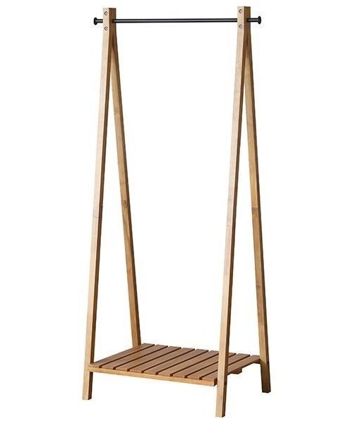 GEORGE'S（ジョージズ）の「Rasic / ラシック ハンガーラック ナチュラル（家具・レディース・ナチュラル・FREE）」の2枚目の写真