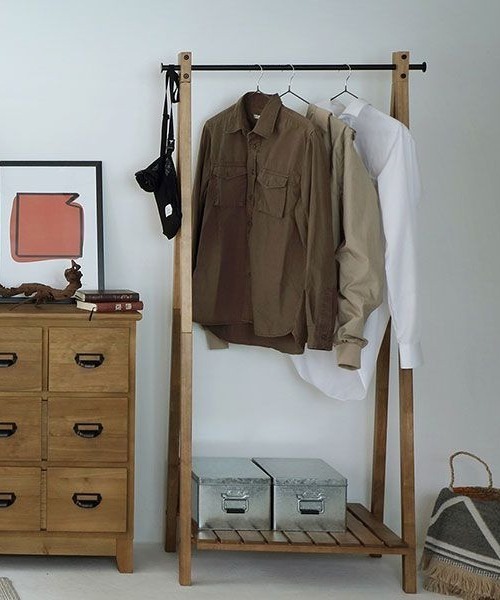 GEORGE'S（ジョージズ）の「Rasic / ラシック ハンガーラック ナチュラル（家具・レディース・ナチュラル・FREE）」の3枚目の写真