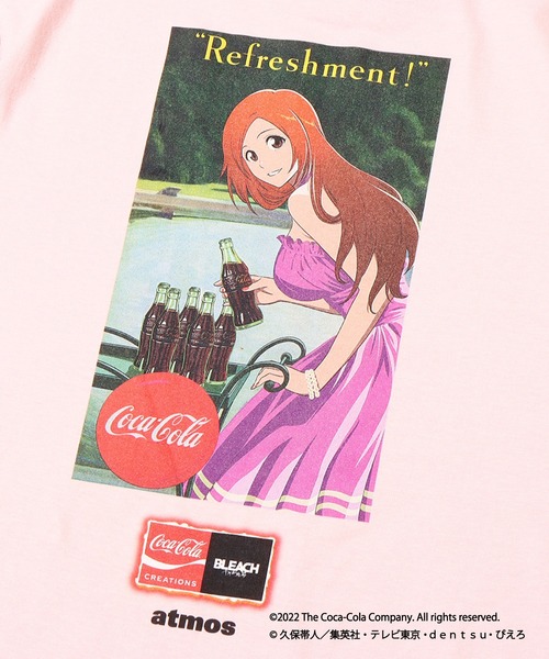 Coca Cola（コカコーラ）の「atmos COCA-COLA × BLEACH ORIGINAL TEE   黒崎一護   朽木ルキア    井上織姫   【SP】（Tシャツ/カットソー・メンズ・ホワイト/ピンク/チャコール・M/L/XL）」の6枚目の写真