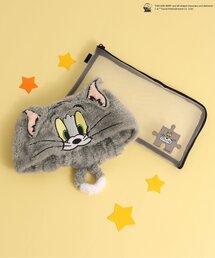 Tom＆Jerry（トムアンドジェリー）の「【トム＆ジェリー】ポーチ付きヘアターバン<TOM>（ヘアバンド・キッズ）」