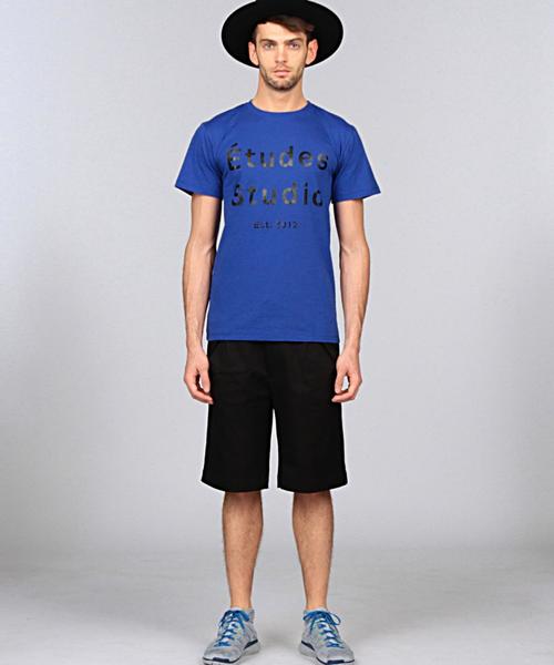 Etudes Studio（エチュードスタジオ）の「Etudes Studio（エチュードスタジオ） LOGO Tシャツ●（Tシャツ/カットソー・メンズ・ホワイト/ロイヤルブルー・X-SMALL/SMALL/MEDIUM）」の7枚目の写真