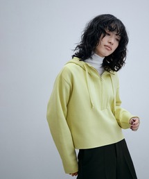 【venit】DOUBLE FACE KNIT FOODIE
