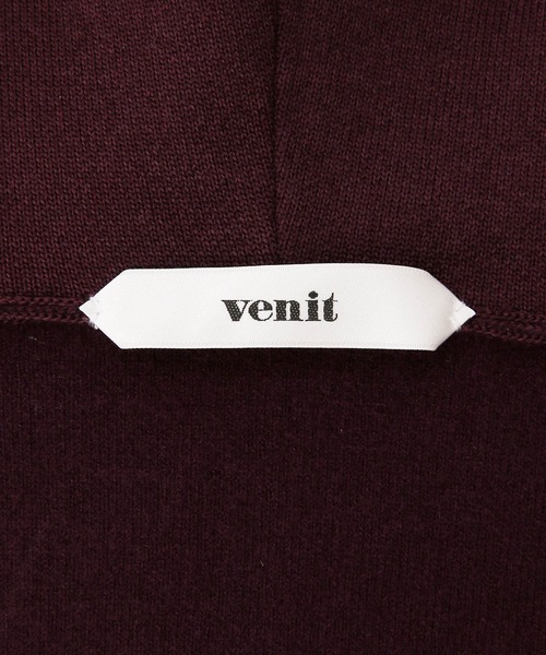 venit(ヴェニット)の「【venit】DOUBLE FACE KNIT FOODIE(パーカー・レディース・イエロー/ダークブラウン・38)」の17枚目の写真