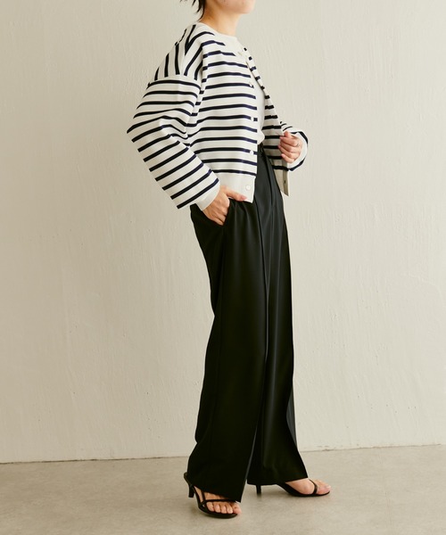 COLLAGE GALLARDAGALANTE(コラージュガリャルダガランテ)の「クロップド3WAYカーデ(カーディガン/ボレロ・レディース・ピンク/ホワイト・FREE)」の21枚目の写真