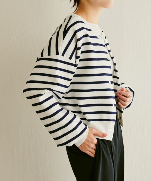 COLLAGE GALLARDAGALANTE(コラージュガリャルダガランテ)の「クロップド3WAYカーデ(カーディガン/ボレロ・レディース・ピンク/ホワイト・FREE)」の22枚目の写真