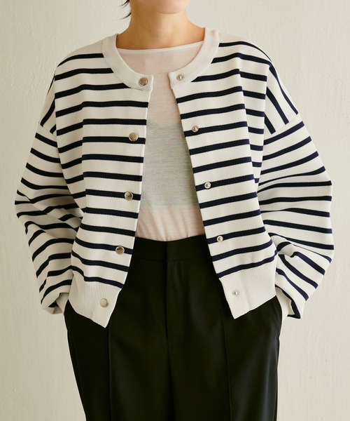 COLLAGE GALLARDAGALANTE(コラージュガリャルダガランテ)の「クロップド3WAYカーデ(カーディガン/ボレロ・レディース・ピンク/ホワイト・FREE)」の19枚目の写真