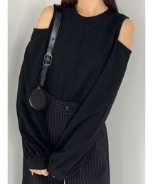 EMODA | ショルダーカットルーズトップス(Tシャツ/カットソー)