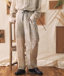 MAISON SPECIAL（メゾンスペシャル）の「《ユニセックスアイテム》【FACT FASHION】キュプラジャガードワンタックワイドパンツ【MAISON SPECIAL/メゾンスペシャル】■セットアップ対応■（その他パンツ）」