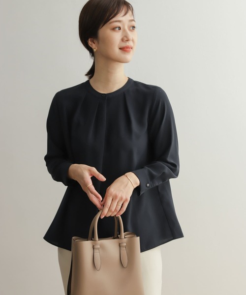 セール】フロントアシメタックブラウス（シャツ/ブラウス