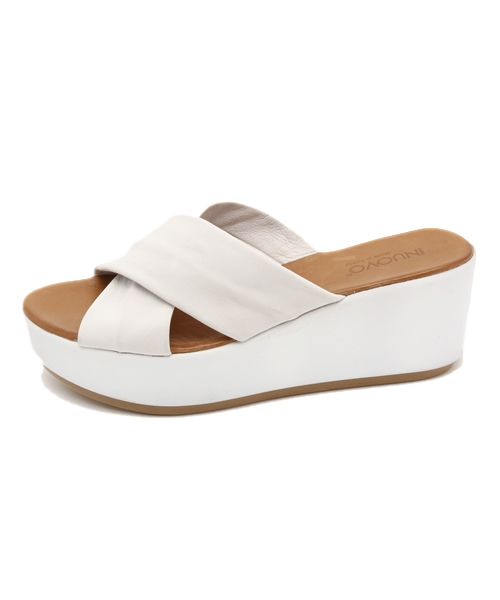 CIAOPANIC（チャオパニック）の「【Ciaopanic】【INUOVO】　5024Leathersandals（サンダル・レディース・ブラック/ホワイト・37/36）」の8枚目の写真