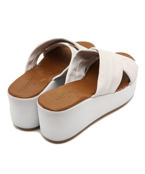 CIAOPANIC（チャオパニック）の「【Ciaopanic】【INUOVO】　5024Leathersandals（サンダル・レディース・ブラック/ホワイト・37/36）」の10枚目の写真