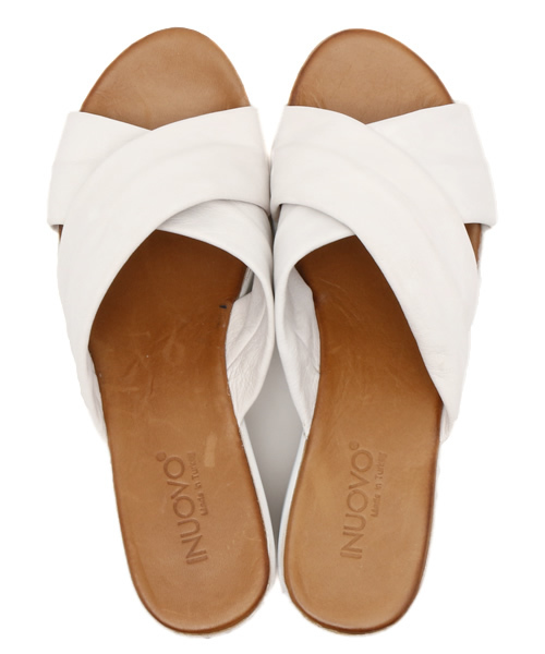 CIAOPANIC（チャオパニック）の「【Ciaopanic】【INUOVO】　5024Leathersandals（サンダル・レディース・ブラック/ホワイト・37/36）」の6枚目の写真