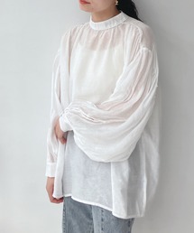 AS KNOW AS plus（アズノゥアズプラス）の「○シアーボリューム ギャザーチュニック（チュニック・レディース）」