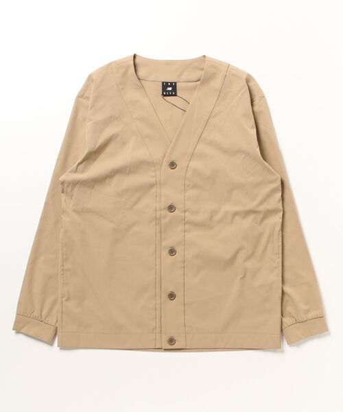 NEW BALANCE(ニューバランス)の「【別注】ニューバランス New Balance THE CITY ピケ カーディガン 限定コラボ(カーディガン/ボレロ・メンズ・ベージュ/ブラック/ネイビー・LL/L/M/S)」の3枚目の写真